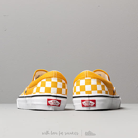Vans slip on checkerboard yellow new arrivals