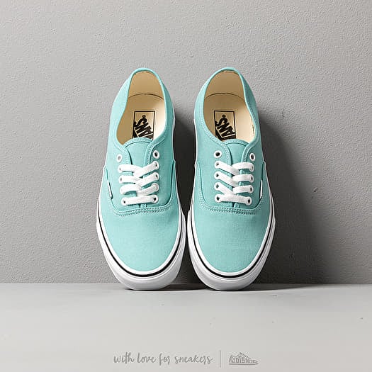 Vans aqua haze slip on store
