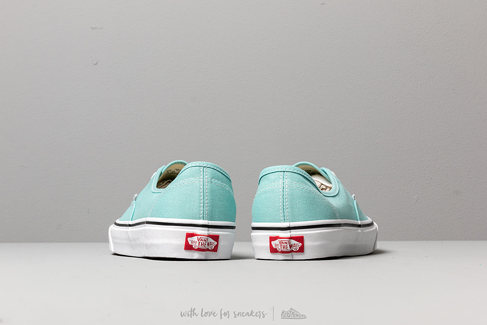 Vans authentic aqua sale