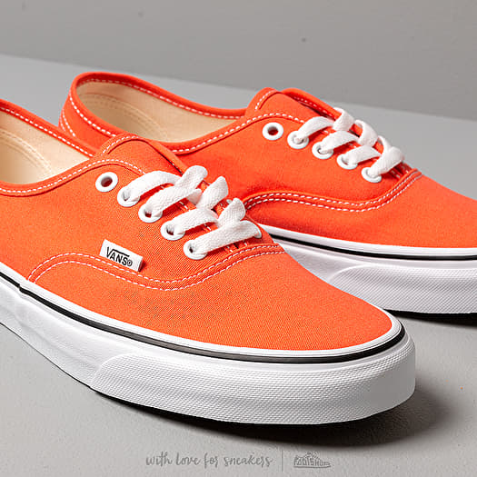 Vans authentic hombre naranja online
