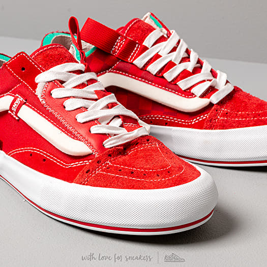 Men s shoes Vans Old Skool Cap Lx Regrind Racing Red Footshop