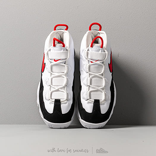 Nike air max uptempo 95 white/university red/black men's shoes cheap