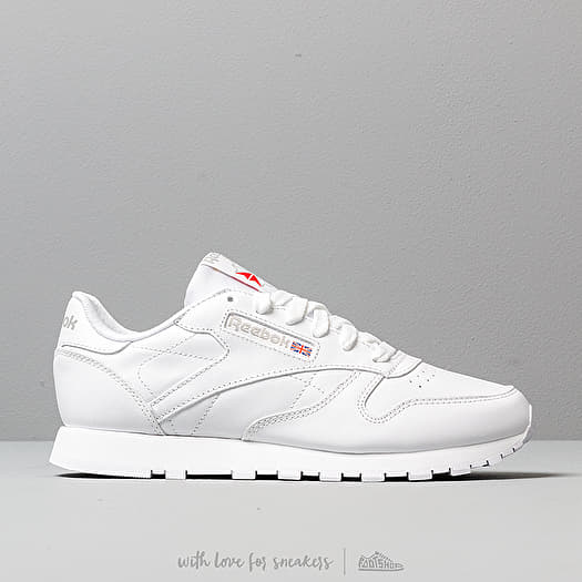 Tenis Reebok Classic Leather White-Navy de hombre