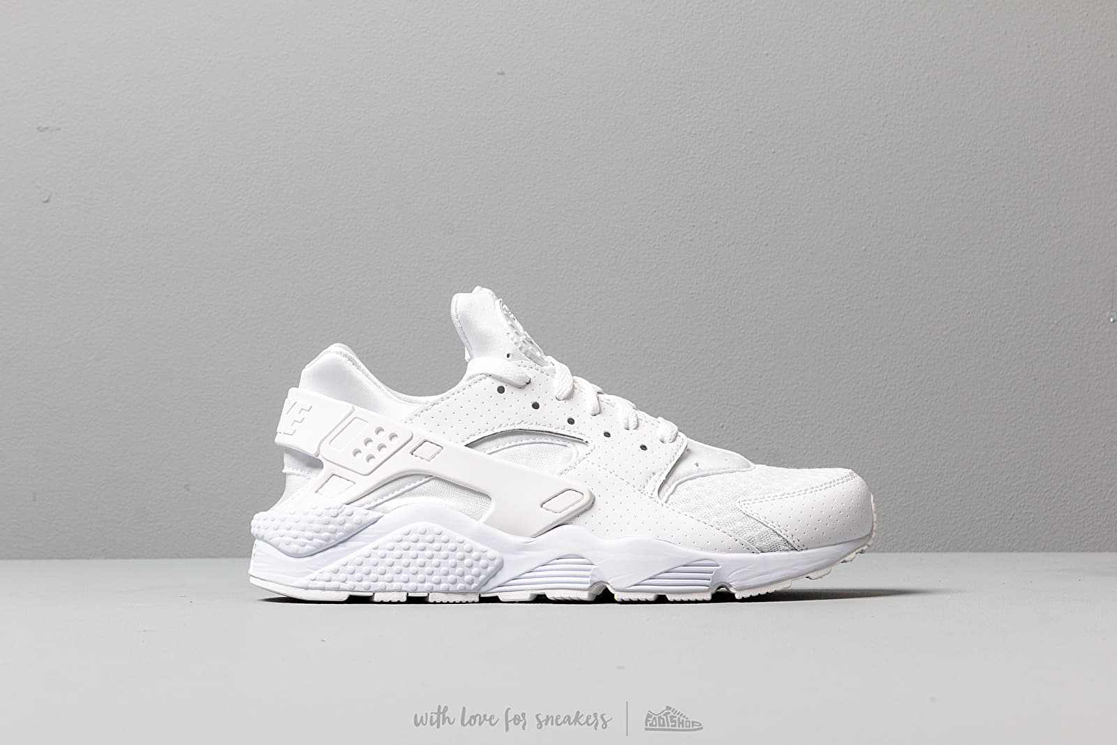 Nike air huarache top white platinum