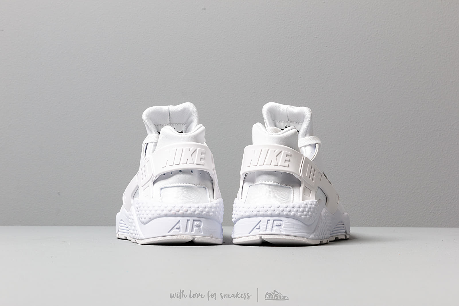 Herren Sneaker und Schuhe Nike Air Huarache White White Pure