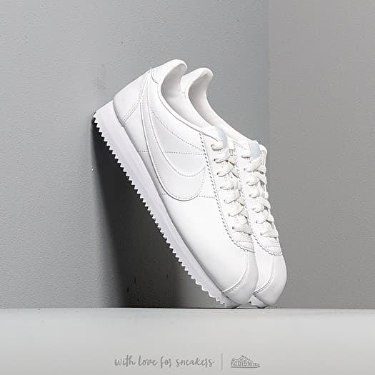 White leather nikes womens on sale
