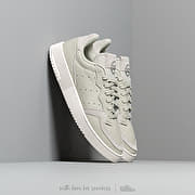Adidas originals new arrivals supercourt silver trainers