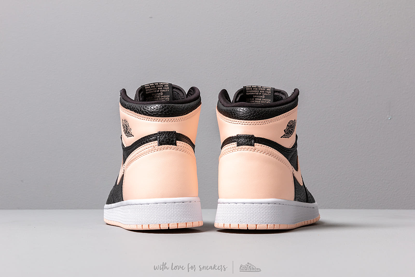Sneaker und Schuhe für Kinder Air Jordan 1 Retro High Og Gs Black/ Crimson Tint-White-Hyper Pink