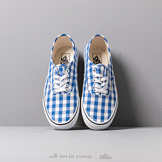 Vans gingham on sale blue