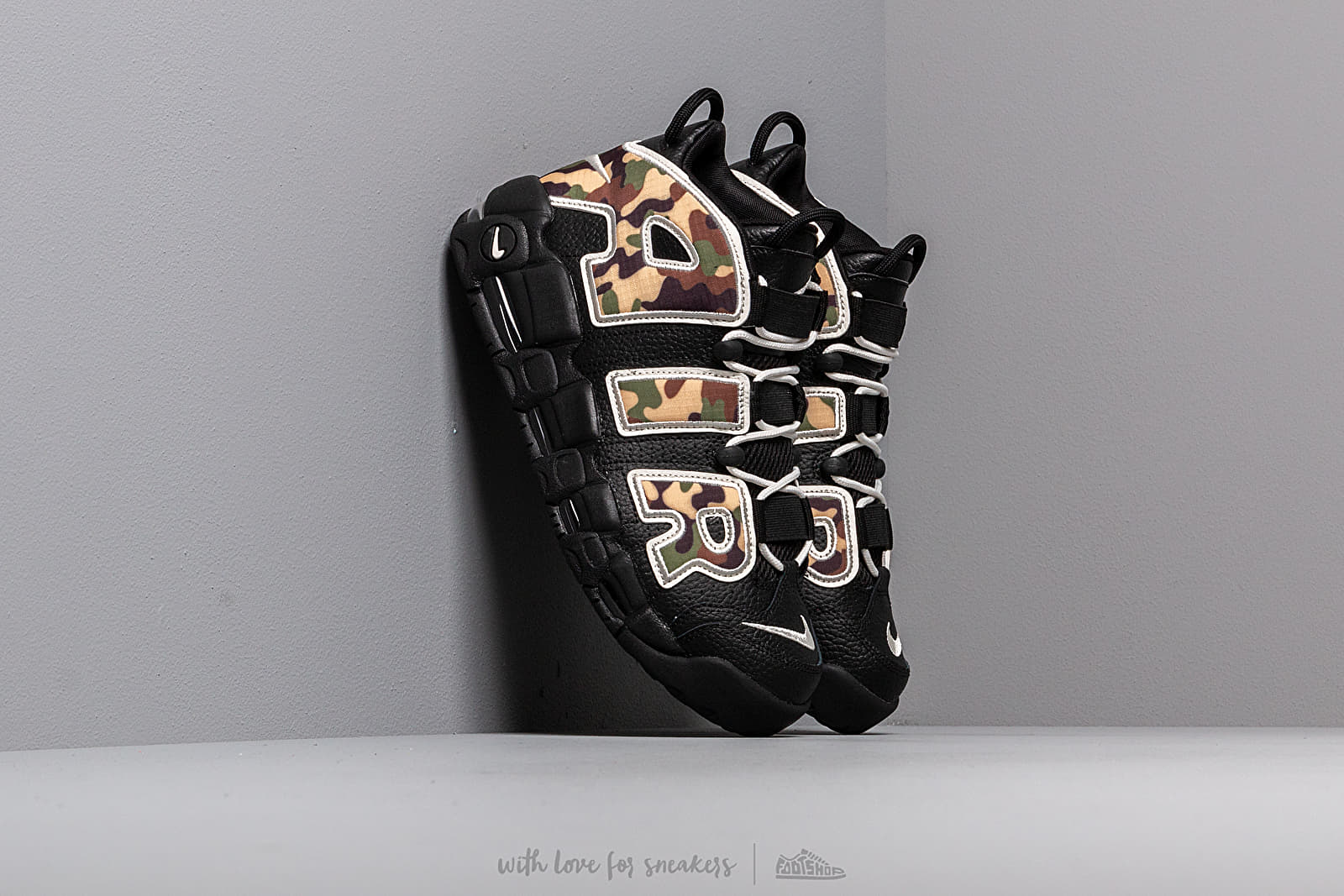 Muške tenisice Nike Air More Uptempo '96 Qs Su19 Black/ Sail-Lt British Tan-Asparagus