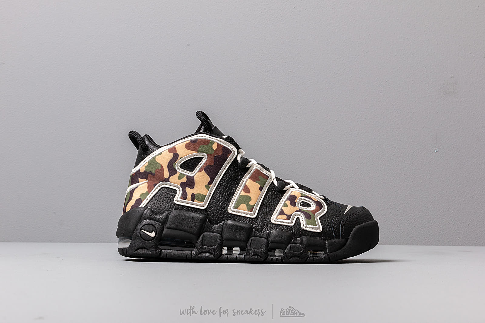 Muške tenisice Nike Air More Uptempo '96 Qs Su19 Black/ Sail-Lt British Tan-Asparagus