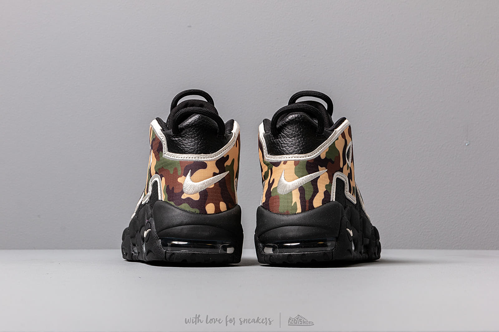 Muške tenisice Nike Air More Uptempo '96 Qs Su19 Black/ Sail-Lt British Tan-Asparagus