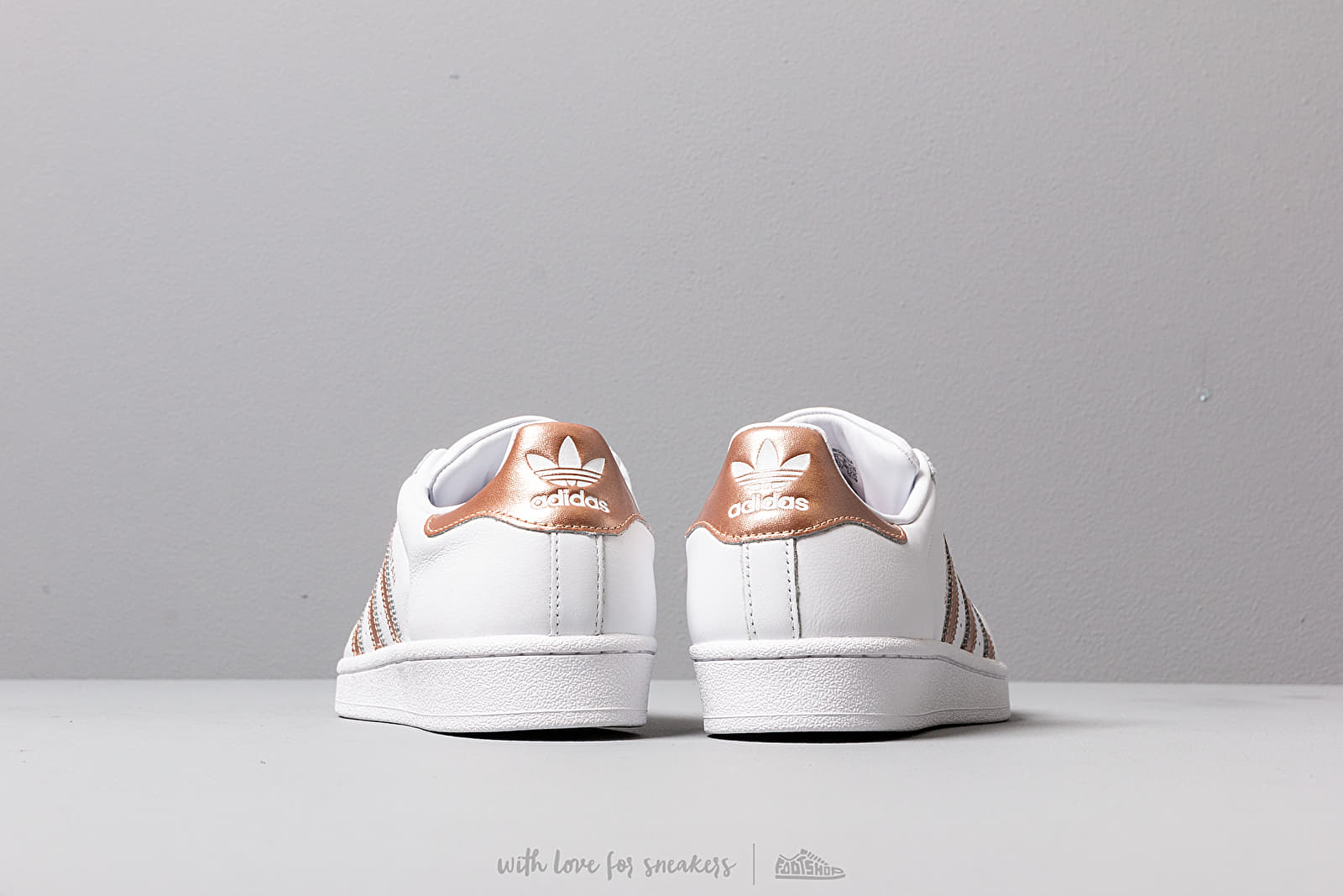 Încălțăminte și sneakerși pentru femei adidas Superstar W Ftw White/ Copper Metalic/ Core Black