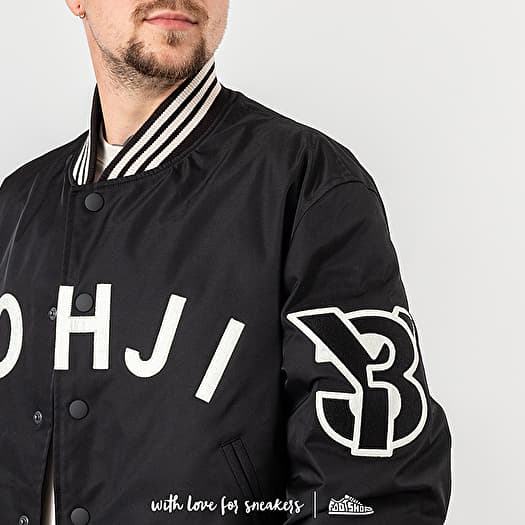 Jackets Y-3 Yohji Letters Bomber Black/ Ecru | Footshop