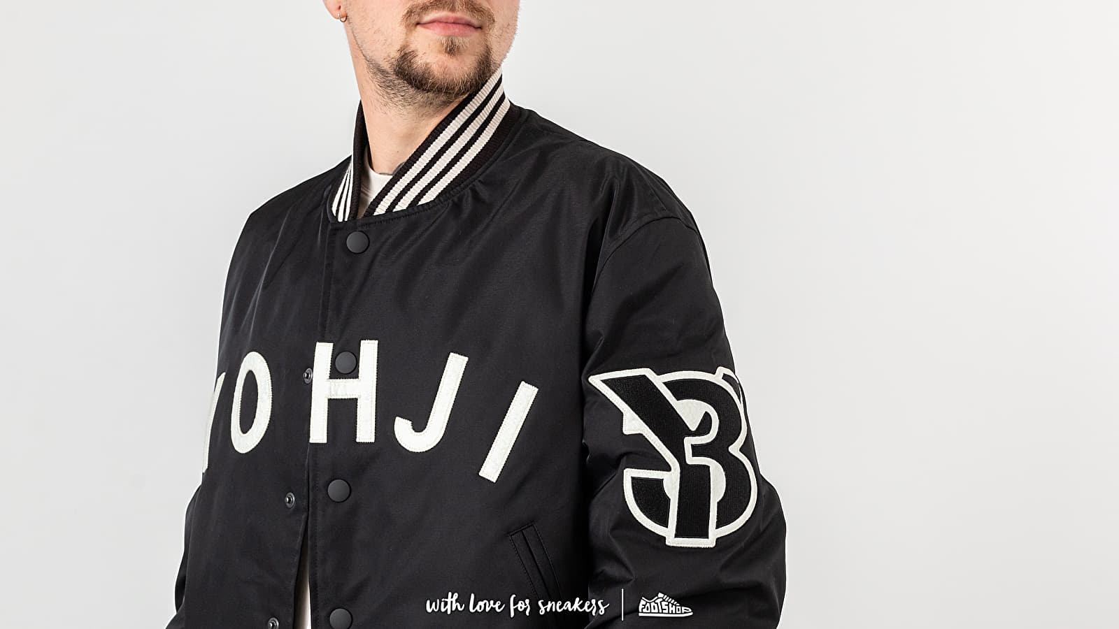 Jakker Y-3 Yohji Letters Bomber Black/ Ecru