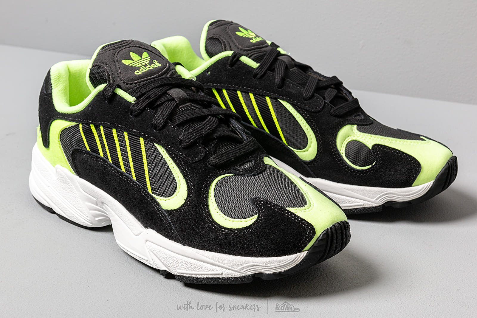 Men s shoes adidas Yung 1 Core Black Core Black Hi Res Yellow Footshop