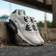 Men s shoes Nike Air Max 90 LTR Premium Light Bone White Midnight Grey Footshop