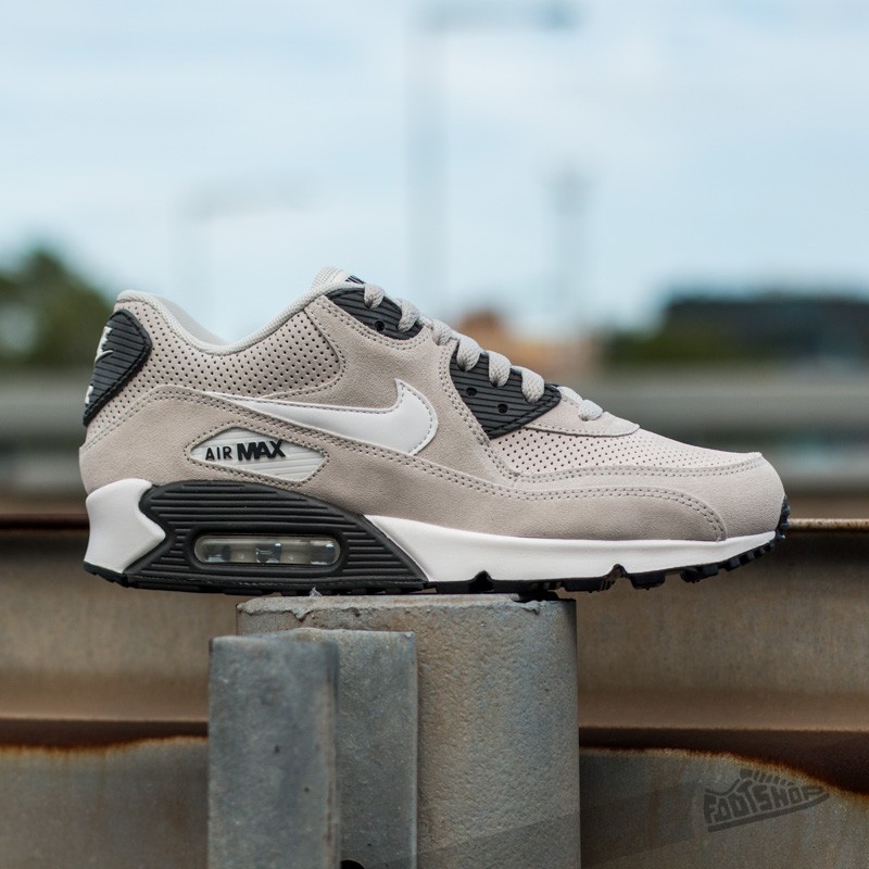 Men s shoes Nike Air Max 90 LTR Premium Light Bone White