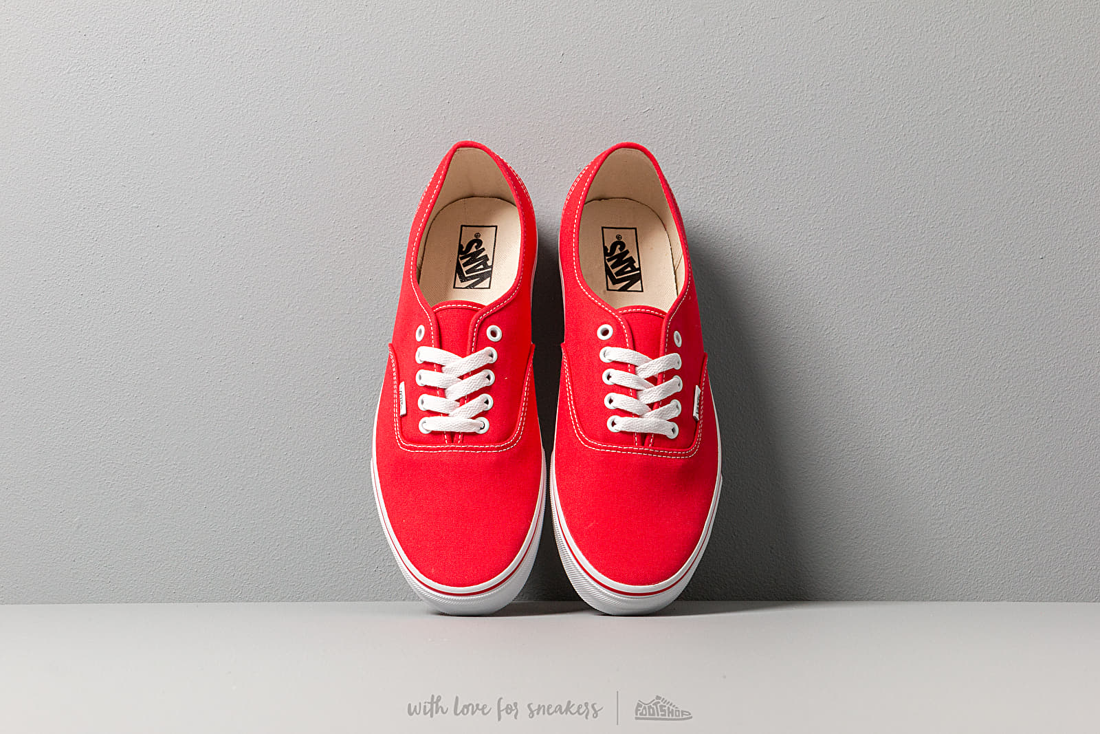 Men s shoes Vans Authentic Red Footshop