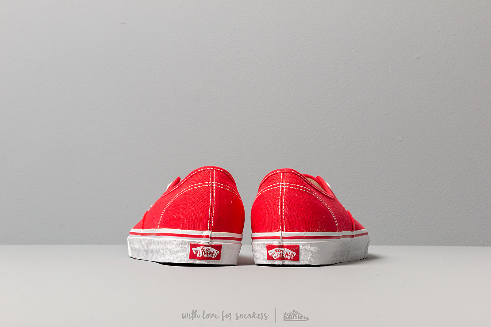 Férfi cipők Vans Authentic Red