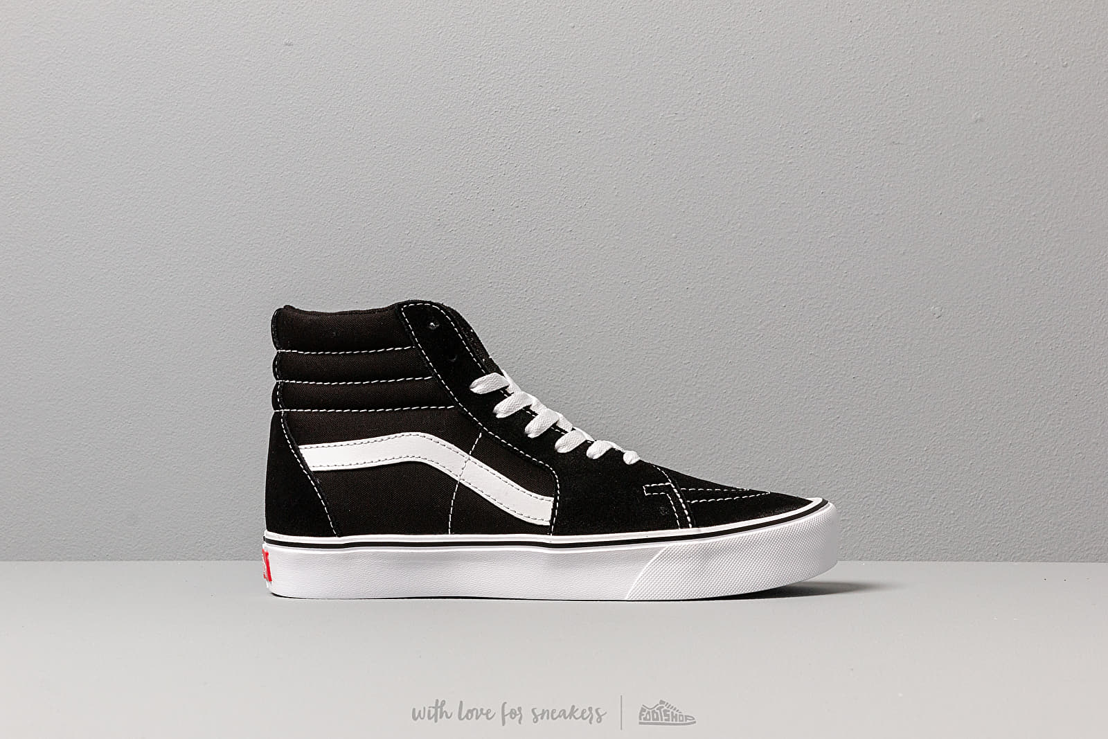 Мъжки кецове и обувки Vans Sk8-Hi Lite (Suede/ Canvas) Black/White
