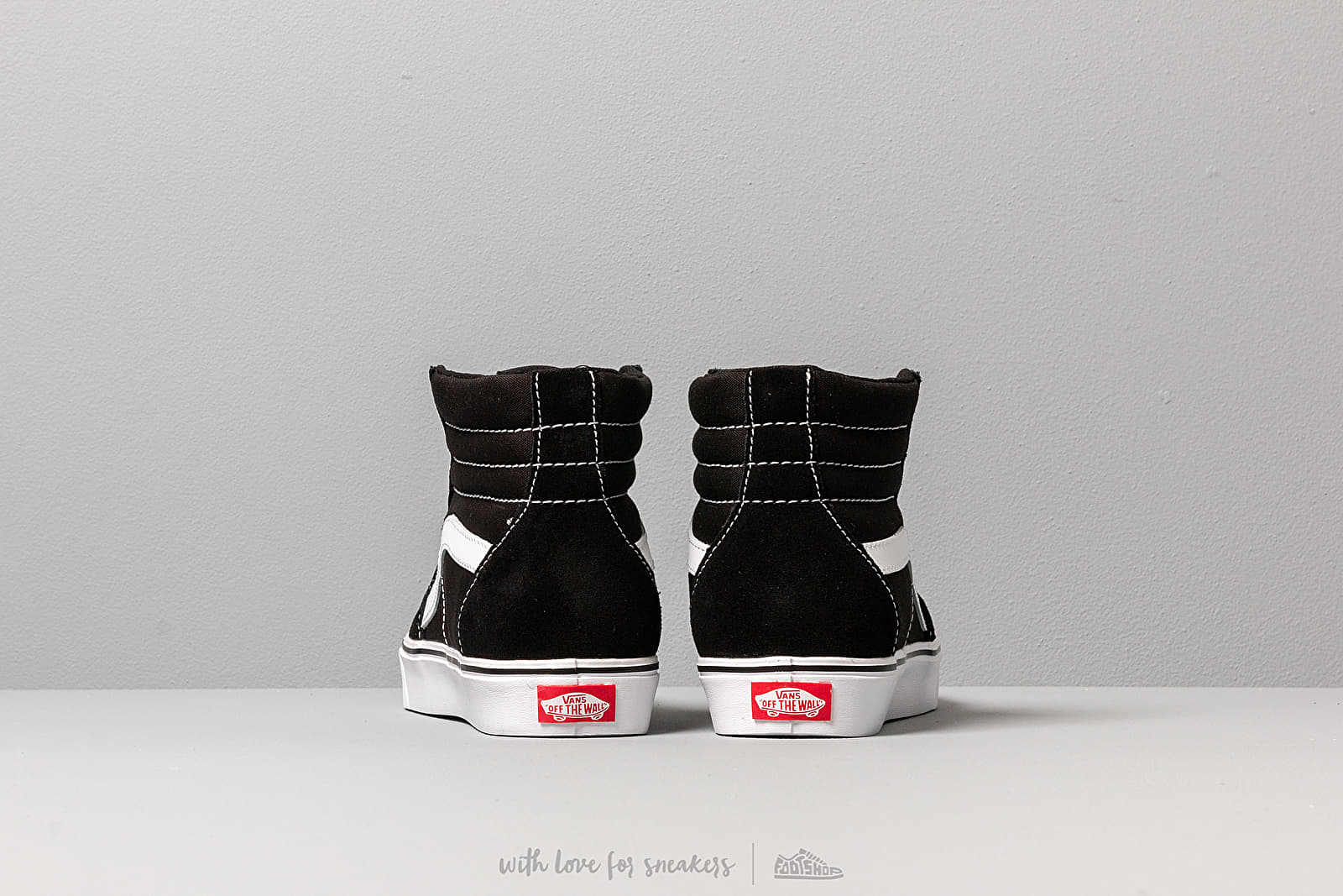 Мъжки кецове и обувки Vans Sk8-Hi Lite (Suede/ Canvas) Black/White