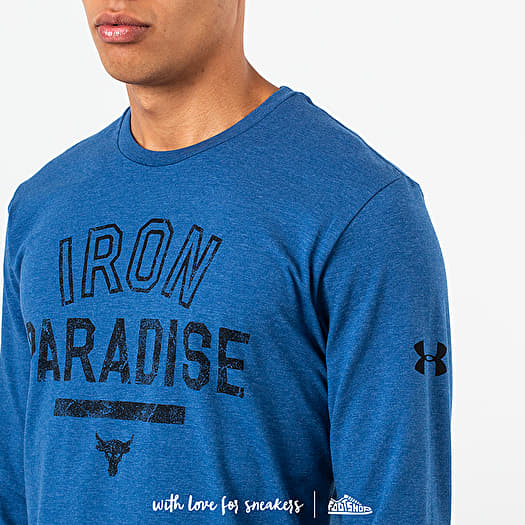 T shirt Under Armour Project Rock Iron Paradise Long Sleeve Tee