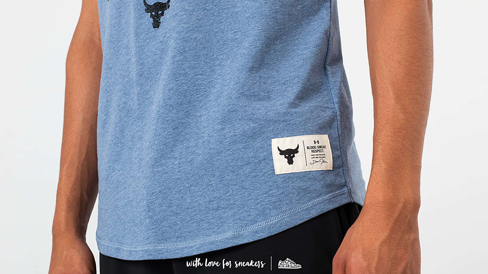 Liivit Under Armour Project Rock Wreak Havoc Tank Blue