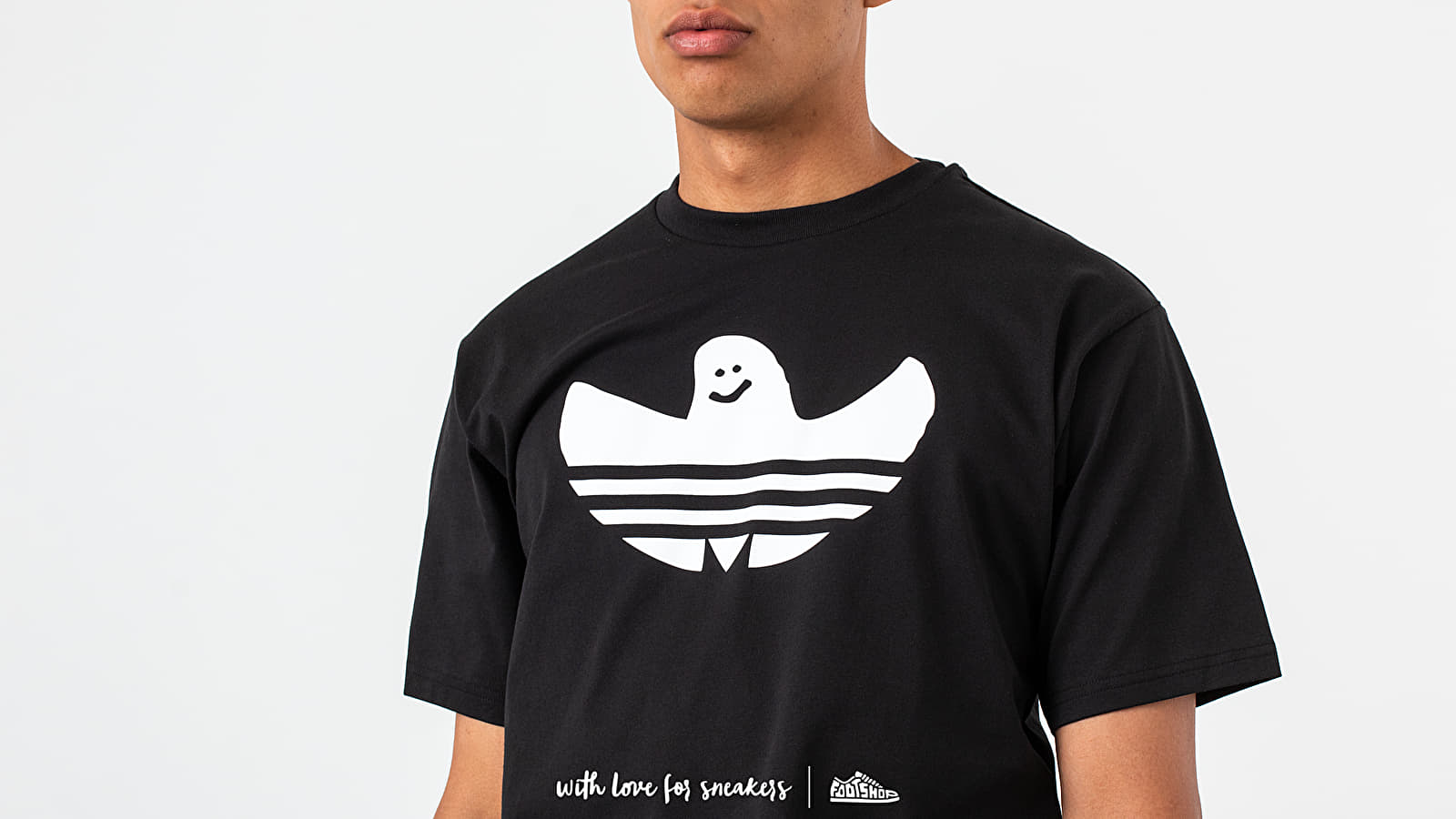 Magliette adidas Shmoo Tee Black/ White