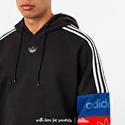 Hoodies and sweatshirts adidas Team Signature Trefoil Hoodie Black Core Red Core Royal Footshop