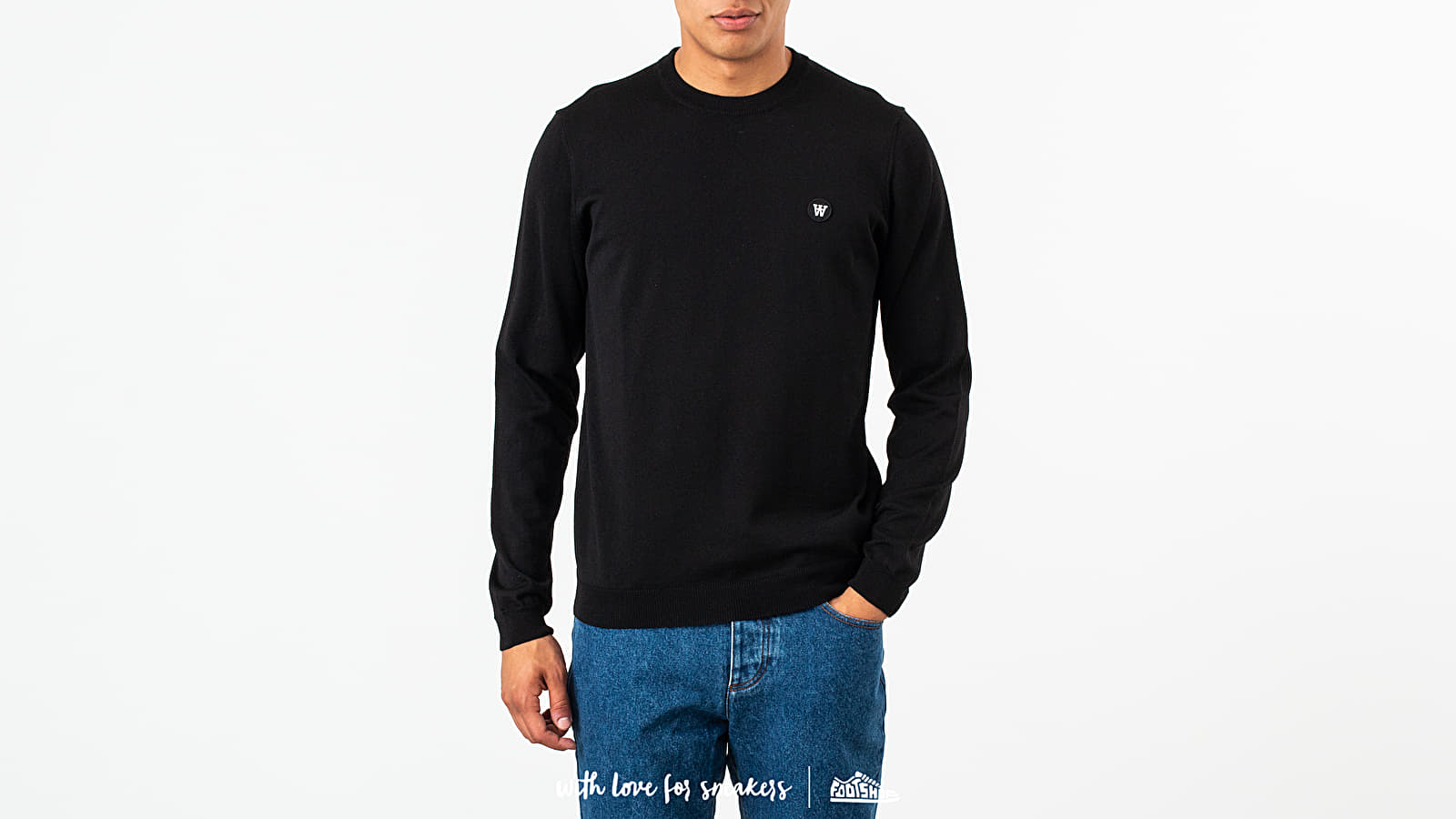 Pullover WOOD WOOD Kip Sweatshirt Black