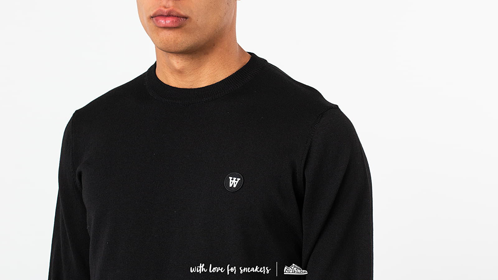 Pullover WOOD WOOD Kip Sweatshirt Black