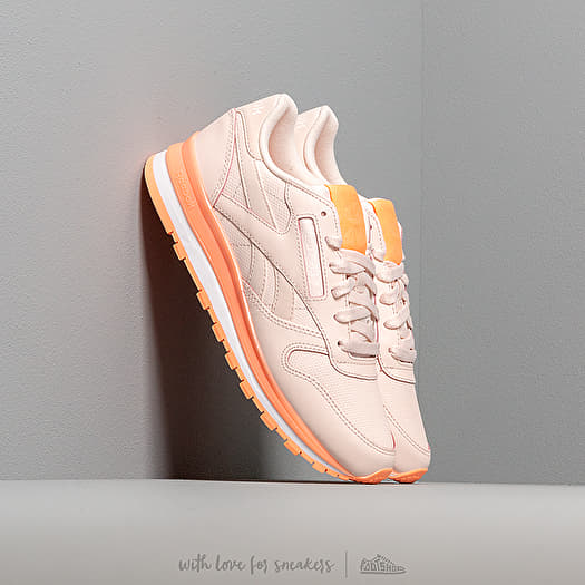 Women s shoes Reebok Classic Leather Pale Pink Sunglow White Footshop