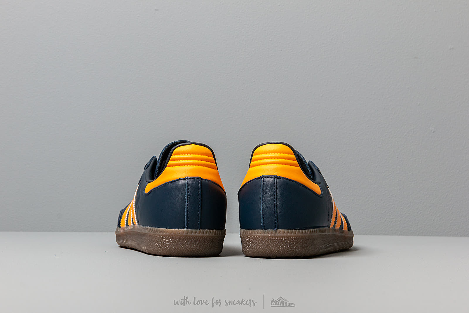 Scarpe uomo adidas Samba OG Collegiate Navy/ Real Gold/ Ftw White