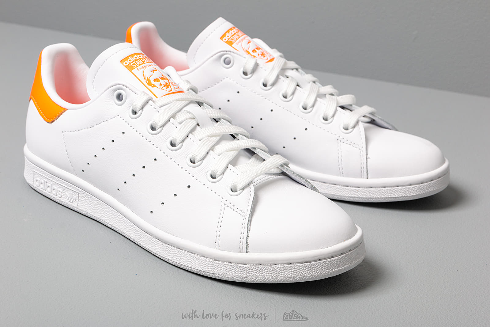 Women s shoes adidas Stan Smith W Ftw White Solar Orange Ftw