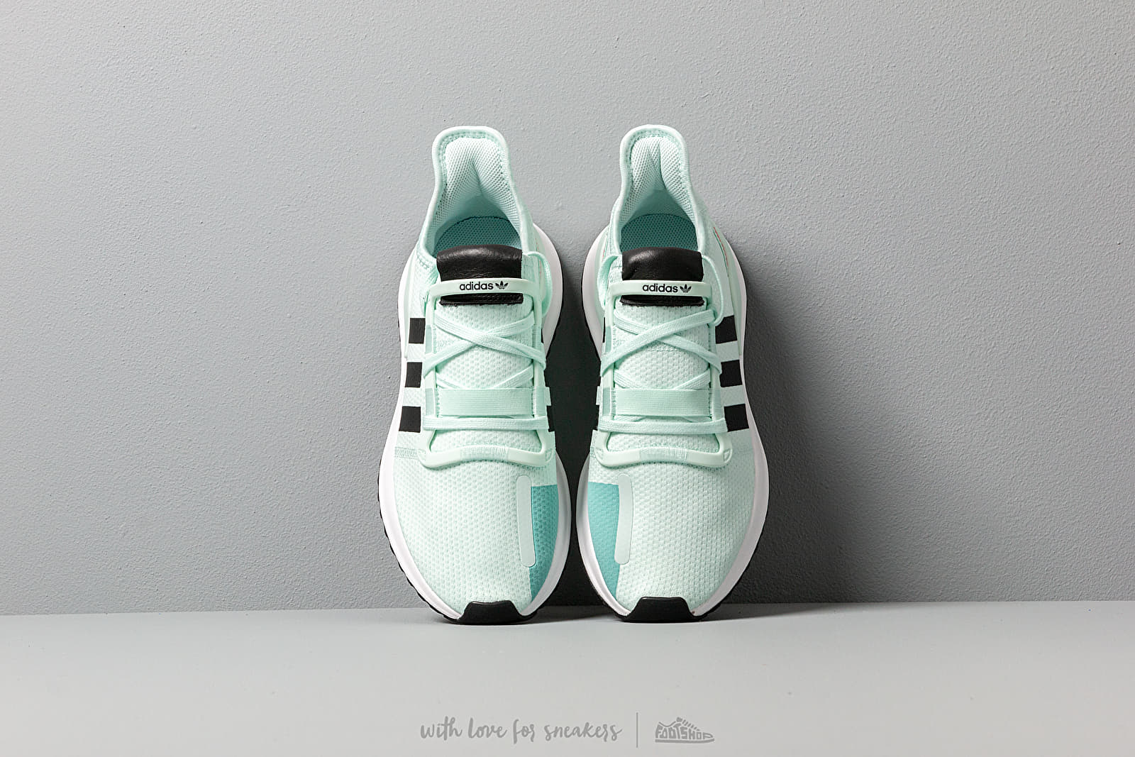 Herenschoenen adidas U_Path Run Ice Mint/ Core Black/ Shock Red