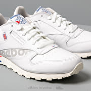 Kids sneakers and shoes Reebok Classic Leather Active White Dark Royal Excellent Red Footshop