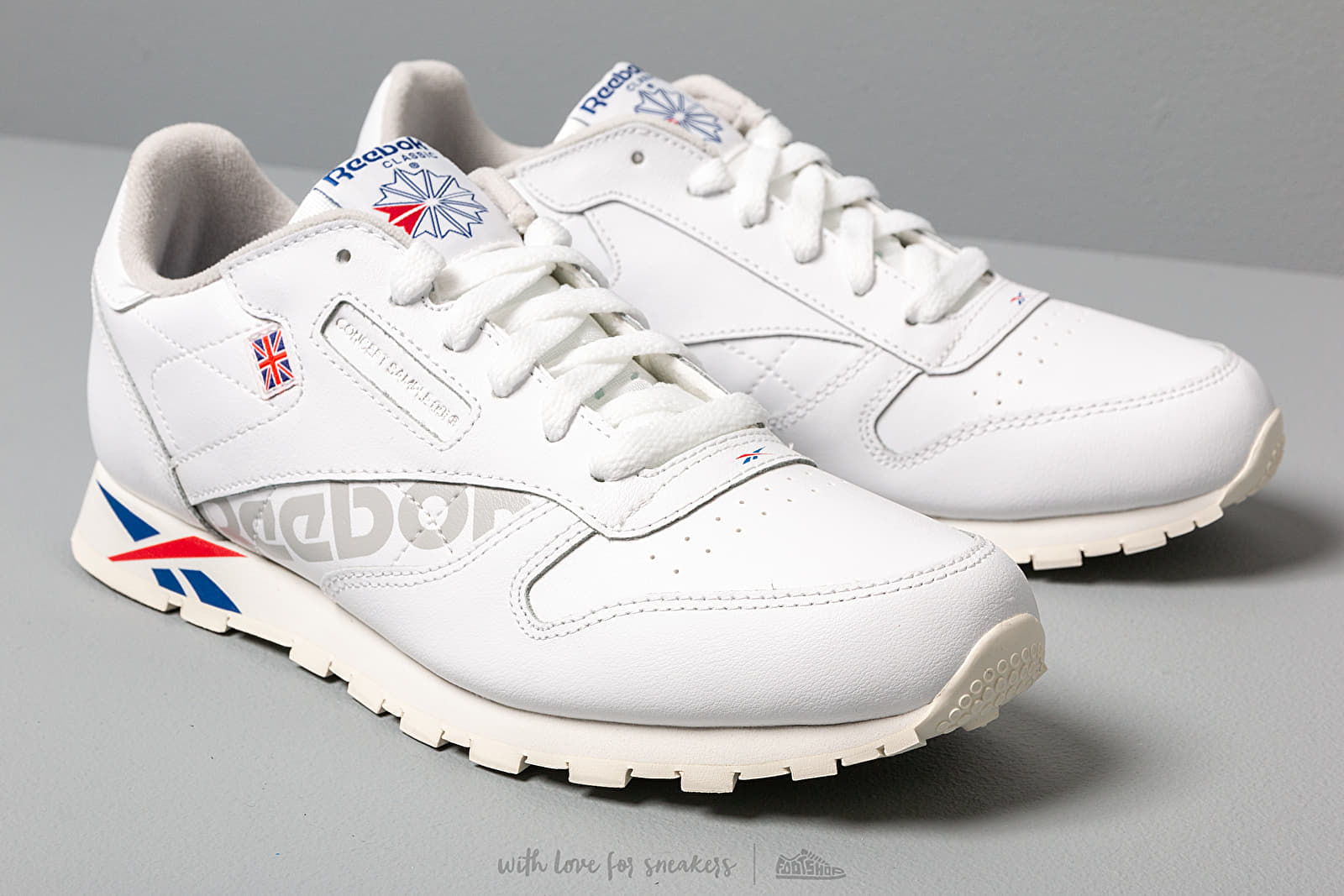 Reebok classic deals leather altered white