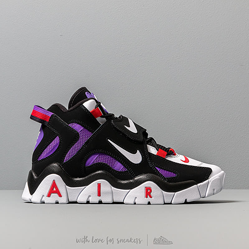 Nike Air Barrage Mid QS Black/ White-Hyper Grape-University Red