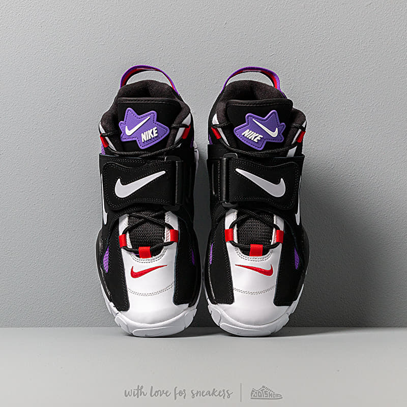 Nike Air Barrage Mid QS Black/ White-Hyper Grape-University Red