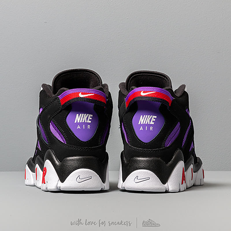 Nike Air Barrage Mid QS Black/ White-Hyper Grape-University Red