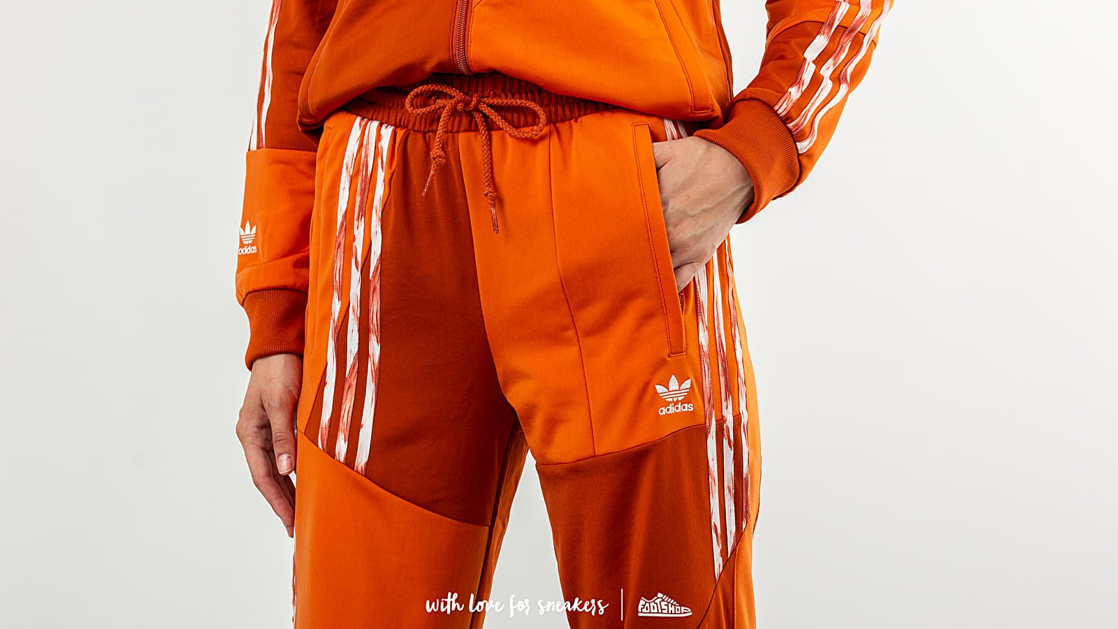 Housut adidas x Daniëlle Cathari Football Track Pants Fox Red
