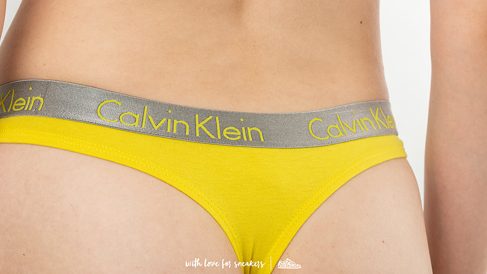 Panties Calvin Klein Thong Yellow Footshop