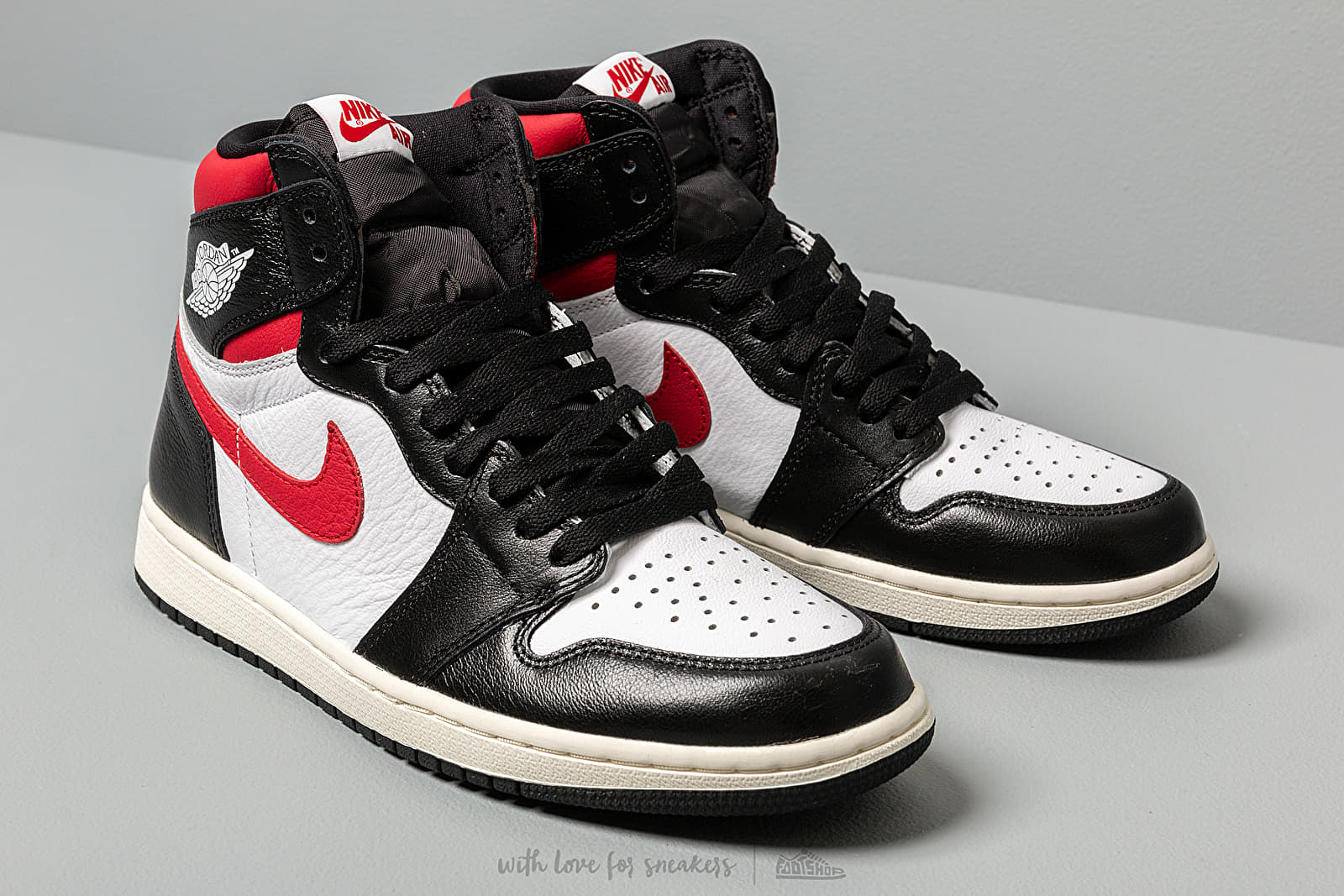 Herenschoenen Air Jordan 1 Retro High OG Black/ Gym Red-White-Sail