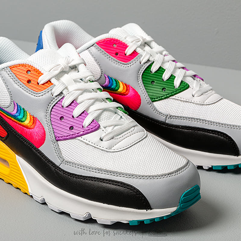 Nike Air Max 90 BETRUE White/ Multi-Color-Black-Wolf Grey | Footshop