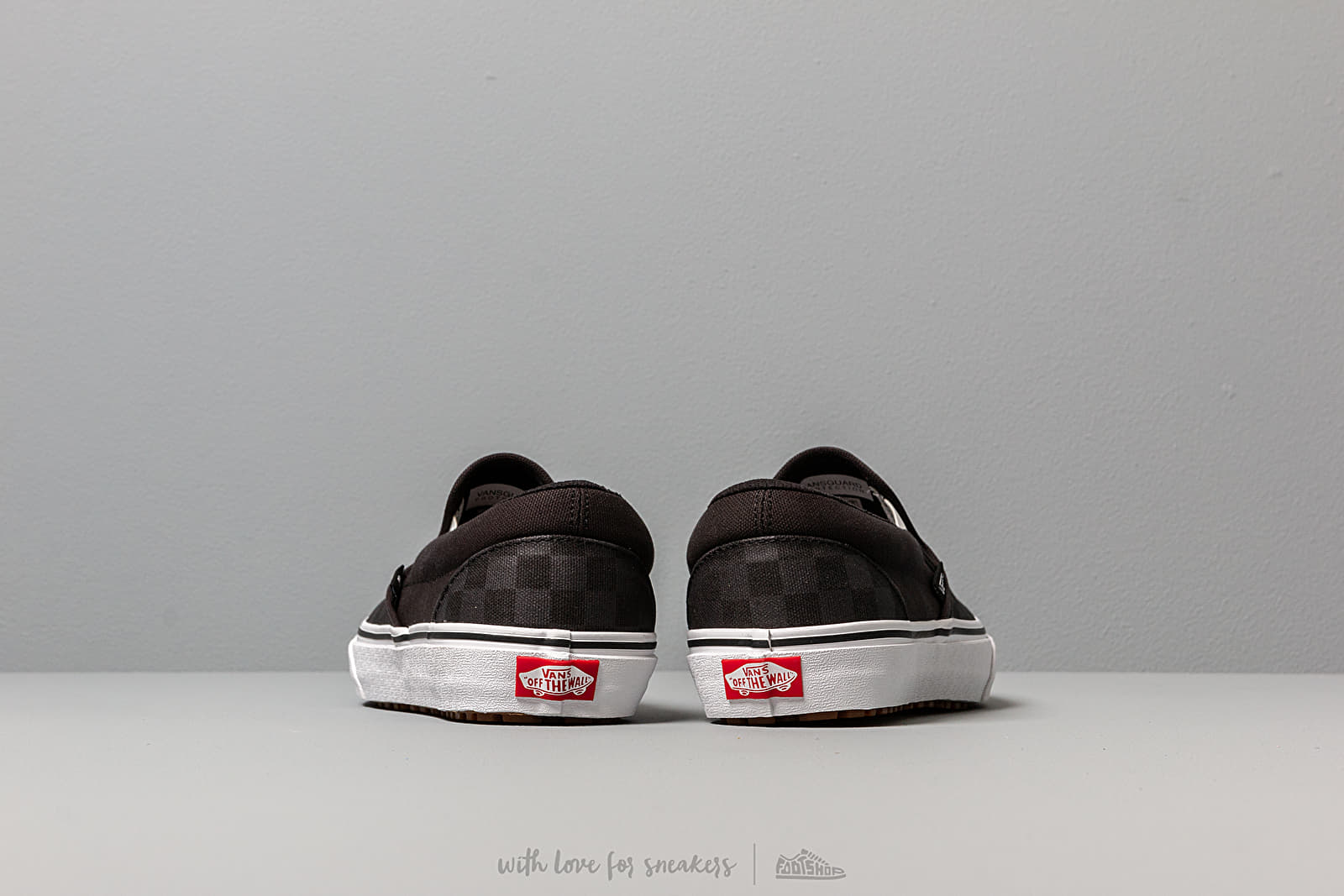 Herren Sneaker und Schuhe Vans Classic Slip-On U (Made For The Makers) Black Checkerboard/ White