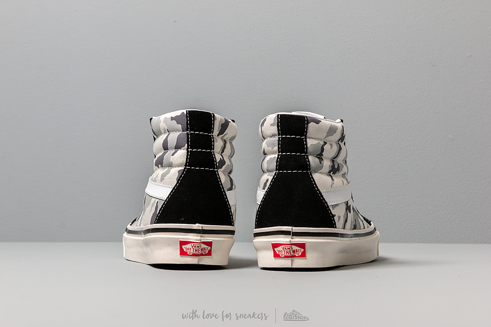 Shoes Vans Sk8-Hi 38 Dx (Anaheim Factory) Black/ White Camo