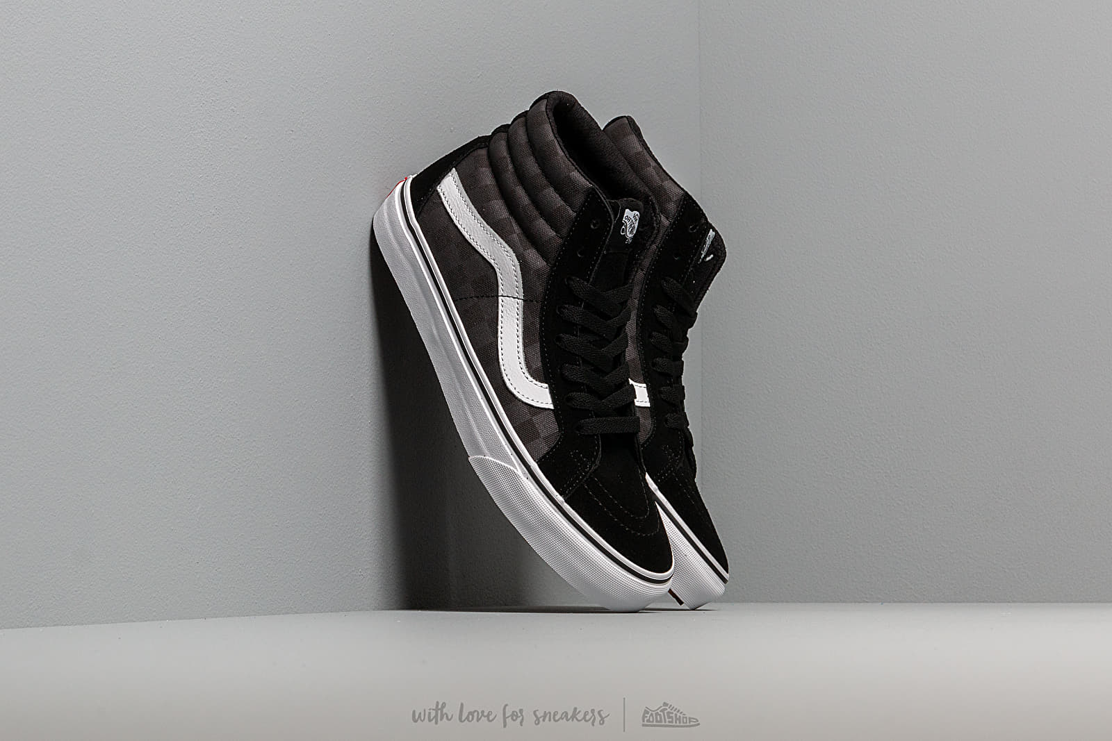 Pánske tenisky a topánky Vans Sk8-Hi Reissue Uc (Made For The Makers) Black Checkerboard