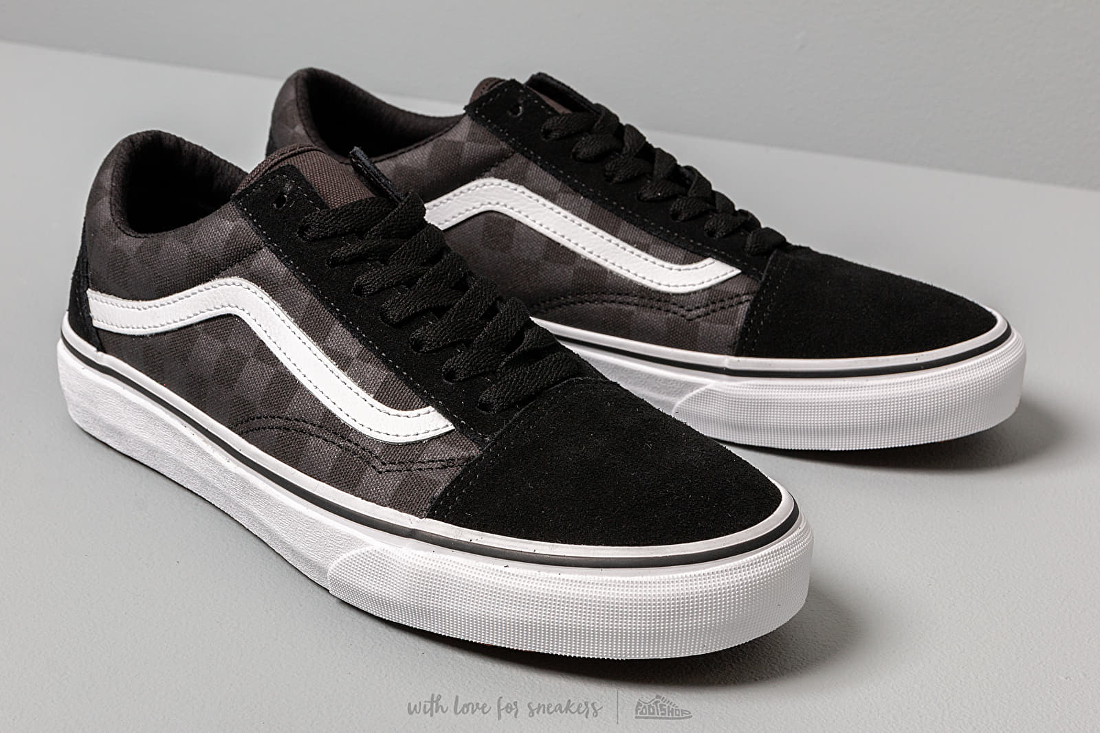 Men s shoes Vans Old Skool Uc Made For The Makers Black Checkerboard Footshop