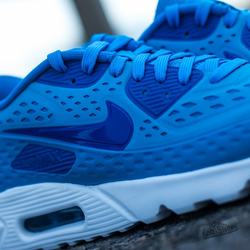 Herren Sneaker und Schuhe Nike Air Max 90 Ultra BR Light Photo Blue/ Game Royal- White